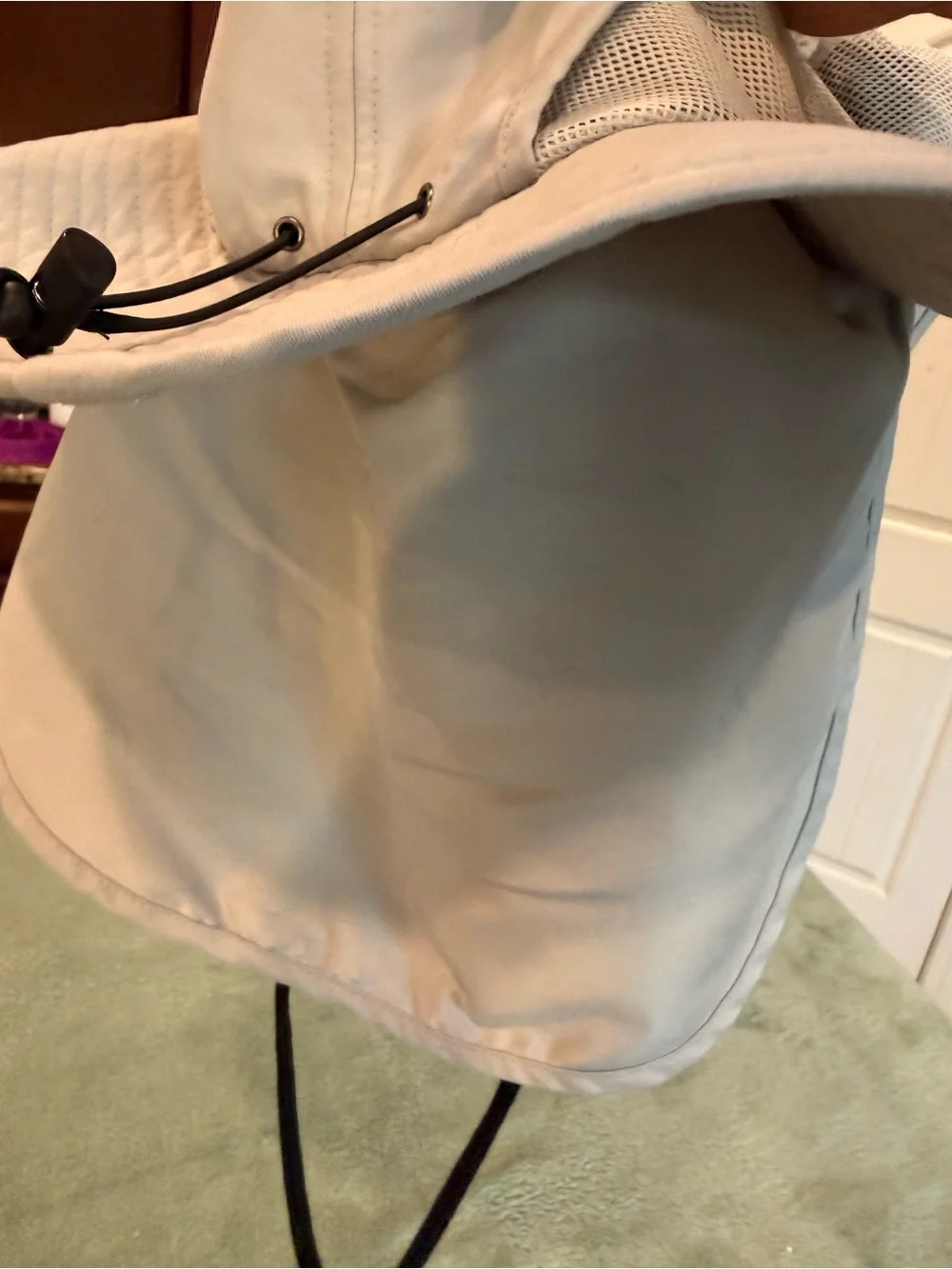 Sonoma Boonie Hat L/XL Light Gray Wide Brim Neck Flap Fishing Hiking Hat